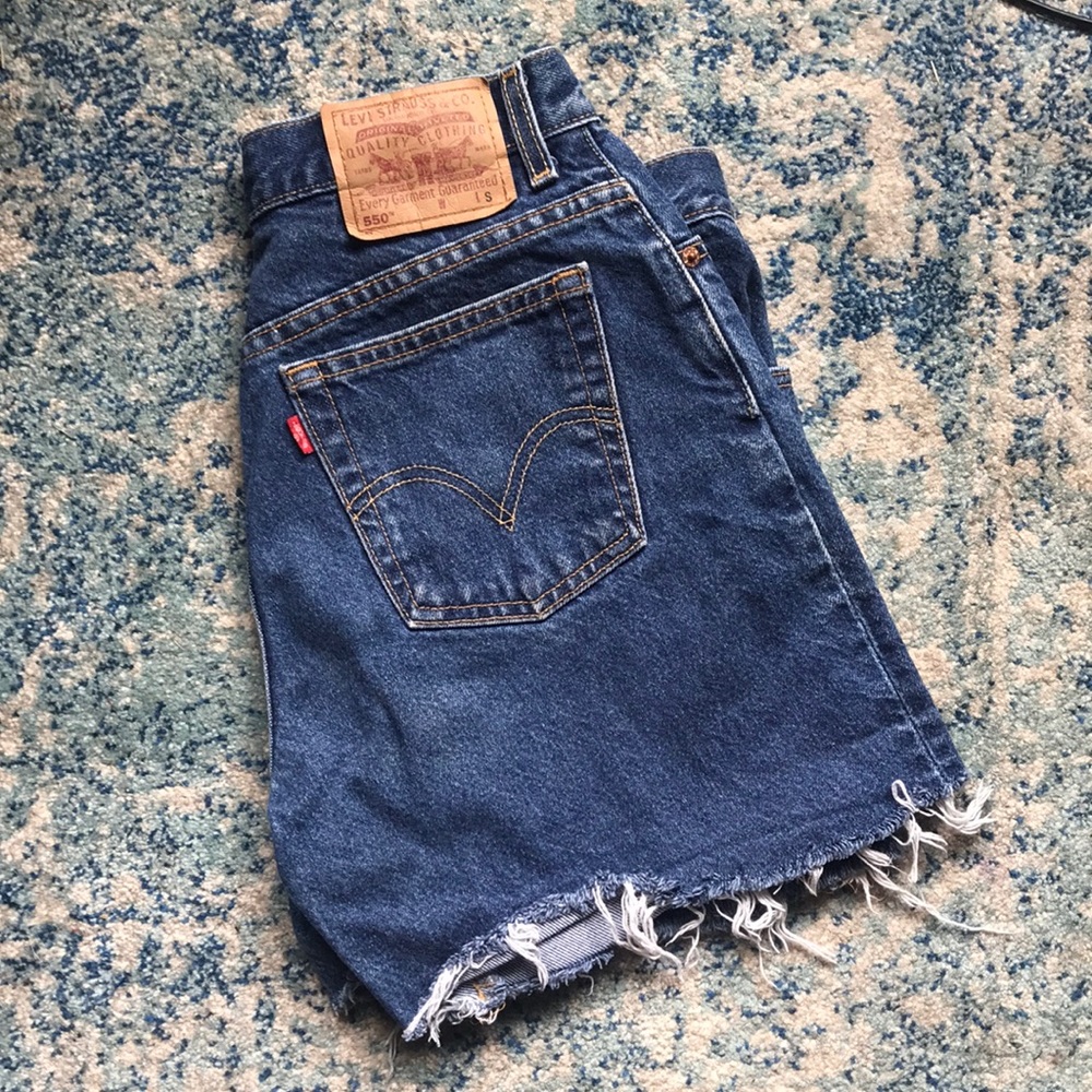 Denim shorts